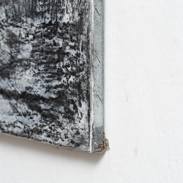 Enrico Della Torre, Art Black Composition, Charcoal on Canvas, 2017 For Sale - Image 6 of 12