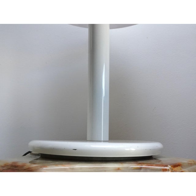 Metal Large Dutch Space Age Acrylic and Metal Table Lamp, 1970s For Sale - Image 7 of 11