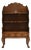 Antique Burr Walnut Cascading Open Bookcase, 1900s For Sale