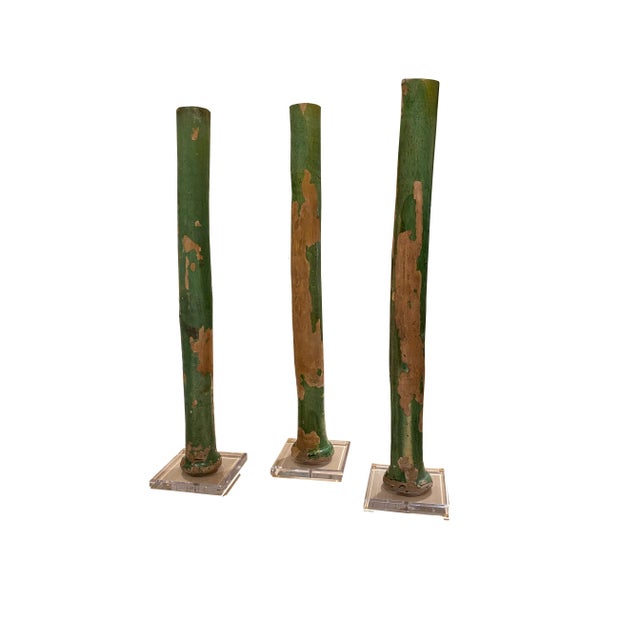 Antique French Terra Cotta Sewer or “Goutiere” - Set of 3 For Sale In Dallas - Image 6 of 7
