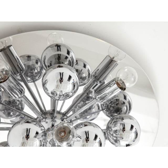 1970s Chrome Sputnik Lights - a Pair For Sale In New York - Image 6 of 7