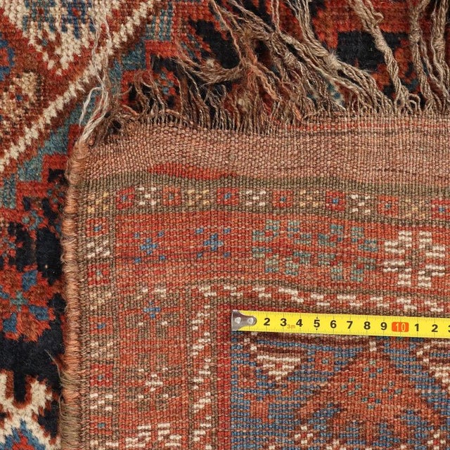 Brown Middle Eastern Shiraz Rug For Sale - Image 8 of 9