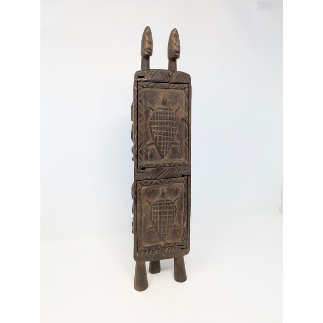 Tribal 1960s Handcrafted Dogon Medicine Box From Mali For Sale - Image 3 of 10