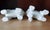 Mid-Century Japanese Blanc De Chine Porcelain Standing Foo Dogs - A Pair For Sale - Image 12 of 13