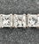 6.24 Ct Princess Cut Diamond Tennis Bracelet For Sale - Image 4 of 8