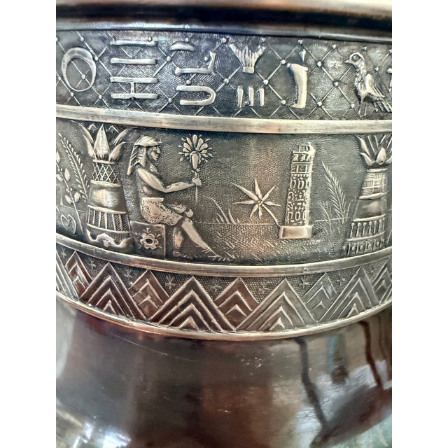 Victorian Egyptian Revival Derby Silver Co. Quadruple Plate Coffee Pot, C. 1875-1898 For Sale - Image 15 of 17