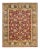 Red Mogul, One-of-a-Kind Hand-Knotted Area Rug in Red, 8' 1" x 10' 3" For Sale - Image 8 of 8