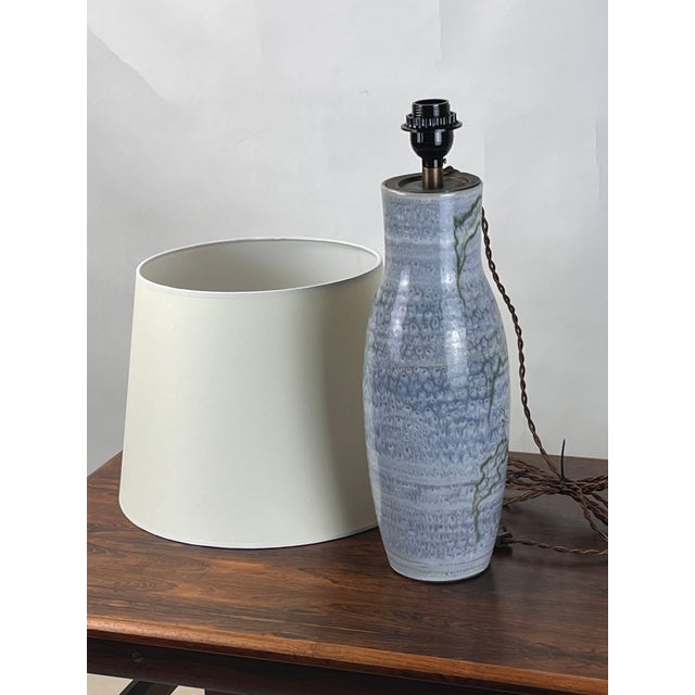 1960s 1960s Unique Glazed Ceramic Lamp by Dominique Baudart, Vallauris, France For Sale - Image 5 of 9