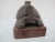 Chinese Carved Brown Stone Dragon Turtle Facing Mother & Baby Figurine on Base For Sale - Image 4 of 7