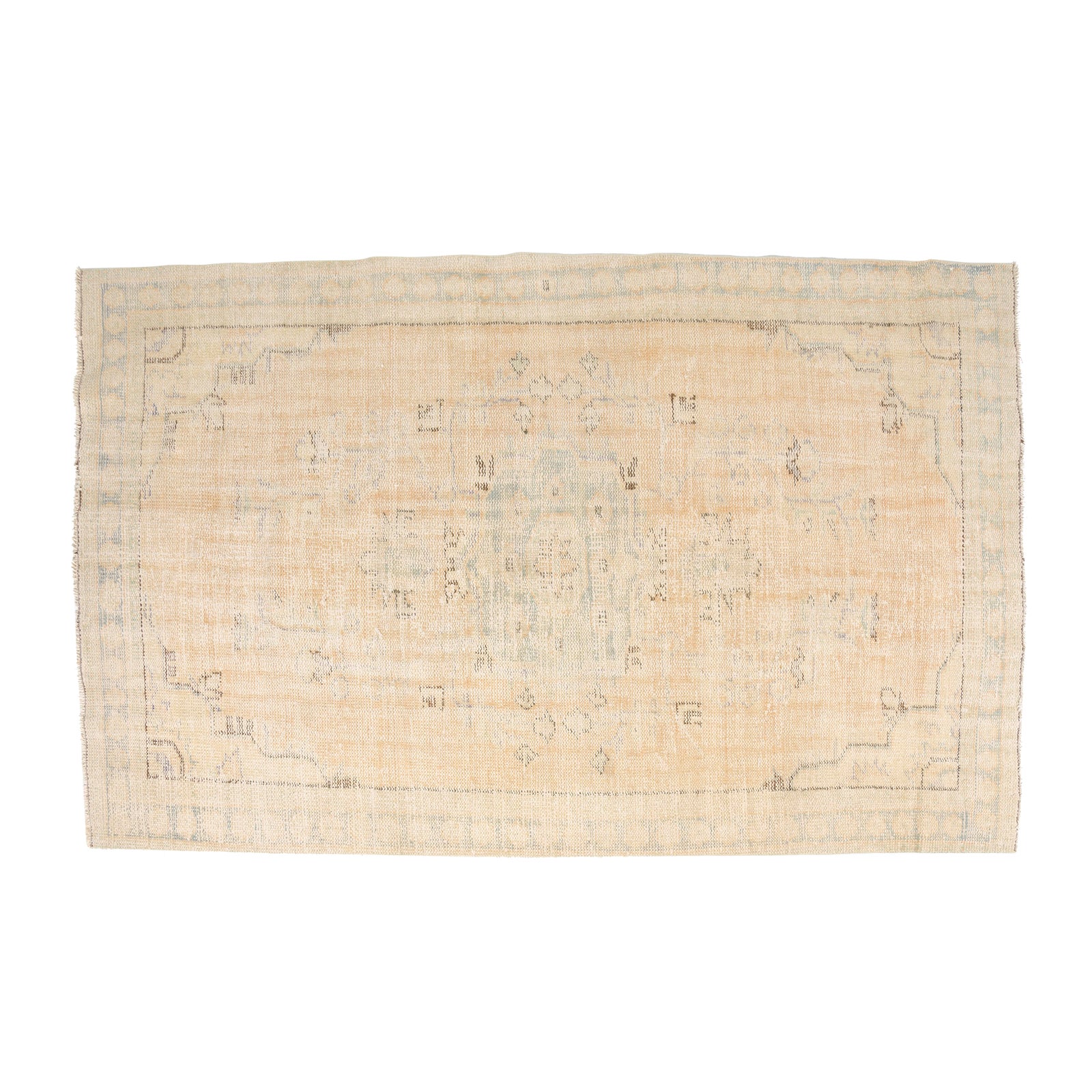 1950s Ethnic Vintage Wool Carpet | Chairish