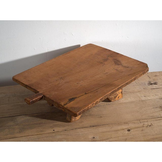 Wood Vintage Low Table in Rustic Style, 1920 For Sale - Image 7 of 13