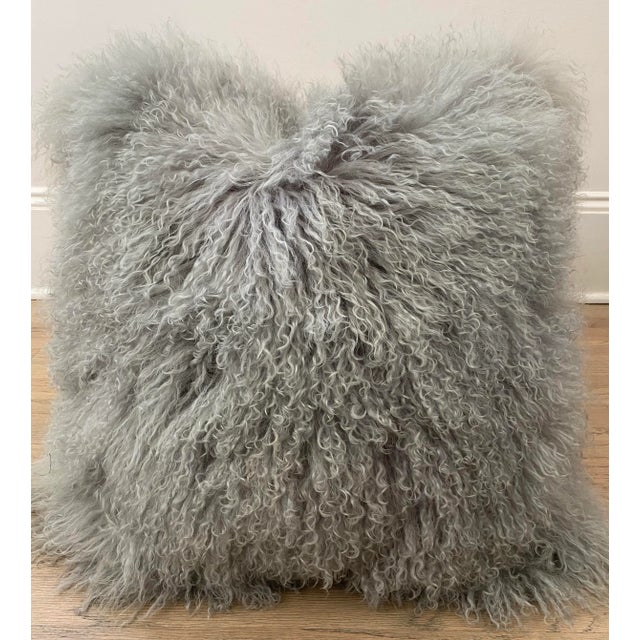 Mongolian Lamb Fur Pillow Covers - a Pair For Sale In New Orleans - Image 6 of 11
