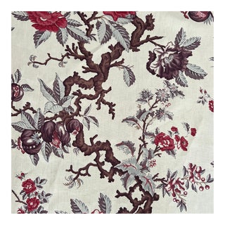 Robert Kime Rocca Linen Fabric- 4 3/4 Yards For Sale