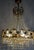 Brass and Lead Crystal 4-Light Chandelier from Weinfurtner, 1970s For Sale - Image 13 of 14