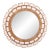 A Snow White Glass and Resin Mirror, in the Manner of Line Vautrin. Contemporary. For Sale