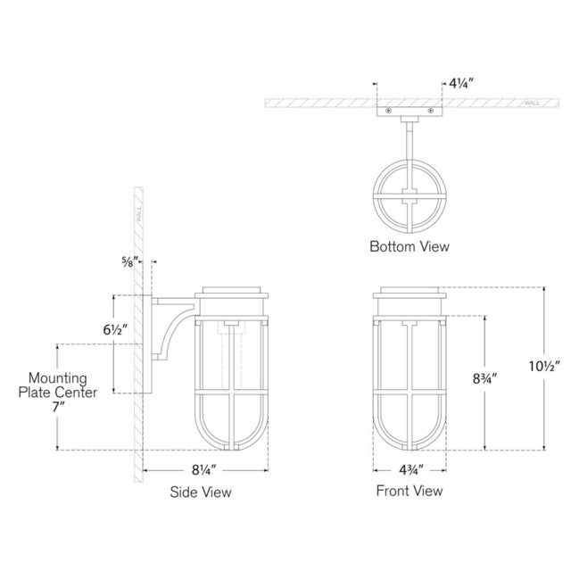 Gracie Tall Bracketed Sconce in Polished Nickel with White Glass Designer: Chapman & Myers Finish: Polished Nickel Height:...