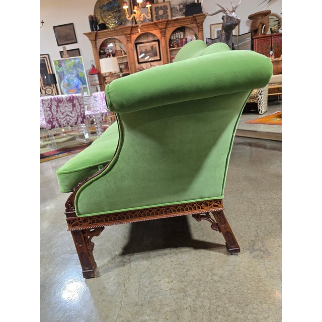 1960s Velvet Camelback Sofa of the James River Collection by Hickory Chair For Sale - Image 18 of 18