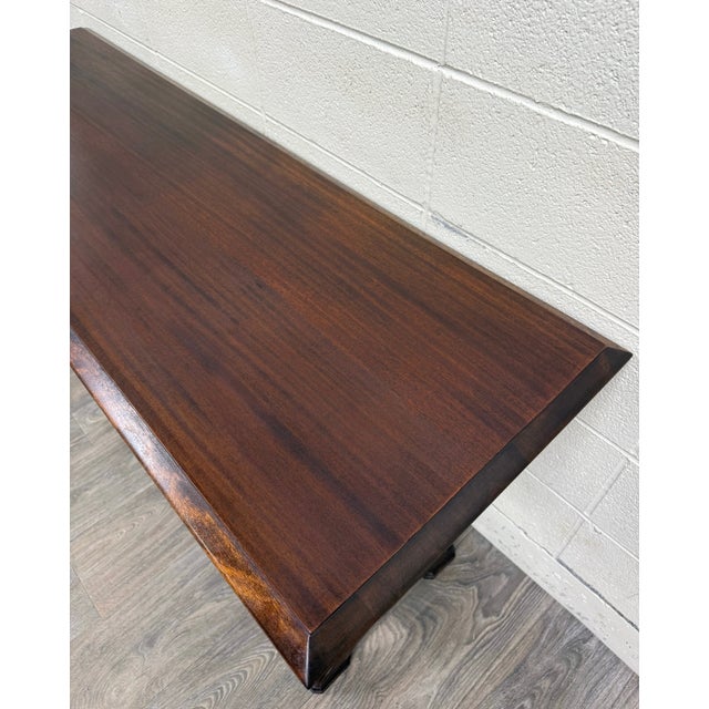 Vintage Tudor or Spanish Revival Style Sofa Table Console Table Hall Table For Sale - Image 11 of 14