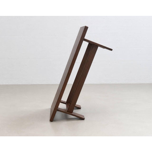 Vintage Scandinavian Coffee Table in Dark Wood, 1970s For Sale - Image 13 of 16