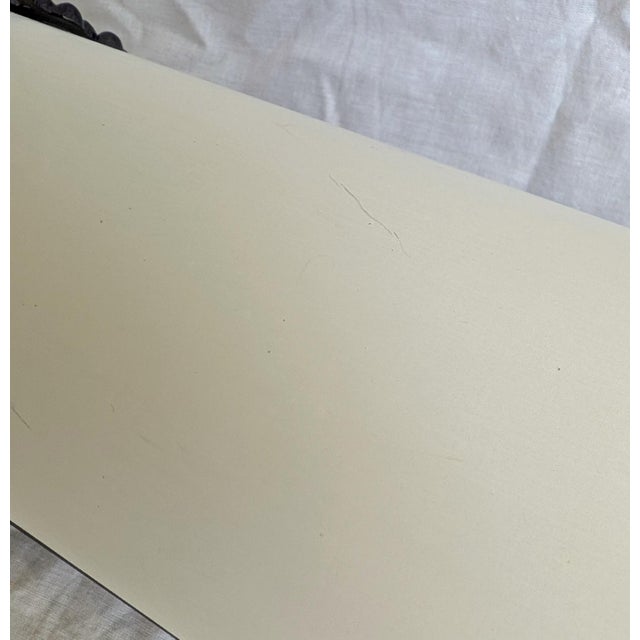 Metal 1970s Mid Century Lightcraft Frosted Glass U-Bar Bathroom Vanity Light For Sale - Image 7 of 8