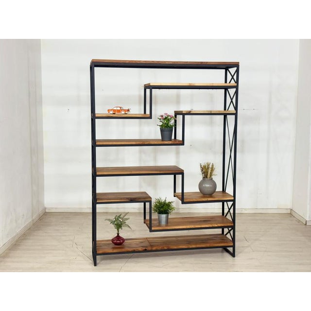 Mid-Century Modern Bookcase in Wood For Sale - Image 12 of 12