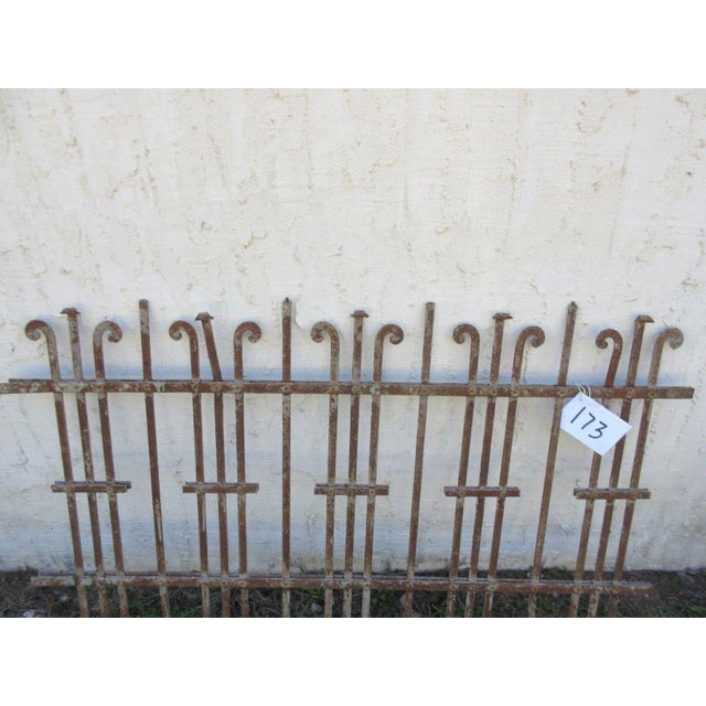 Victorian Antique Victorian Iron Architectural Salvage Door For Sale - Image 3 of 6