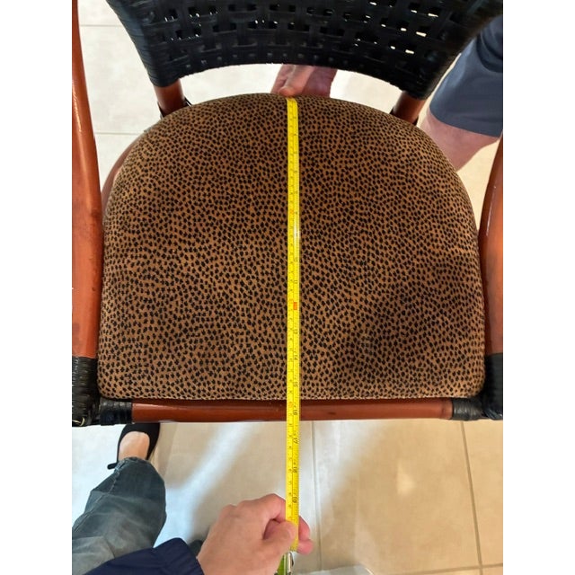 Palecek Designer Bar Stools- Vintage For Sale - Image 12 of 12