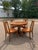 Broyhill Brasilia 1960s Restored Broyhill Brasilia Dining Table and 4 Chairs For Sale - Image 4 of 10