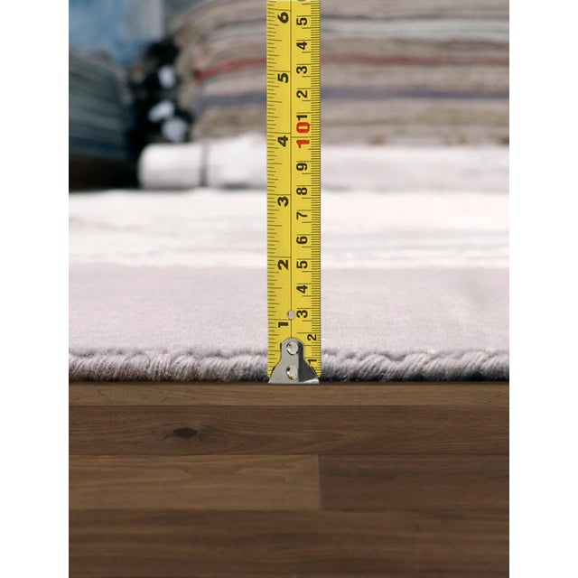 2020s Modern Silk & Wool Ivory Area Rug- 9'11'' X 14' 5'' For Sale - Image 5 of 6