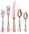 Mepra Dolce Vita 20 Piece Flatware Set, Mirror Bronze For Sale