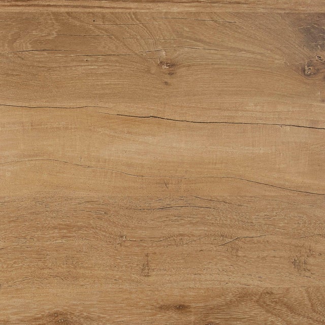Wood Ardent Ribbed Reclaimed Wood Console Table For Sale - Image 7 of 7