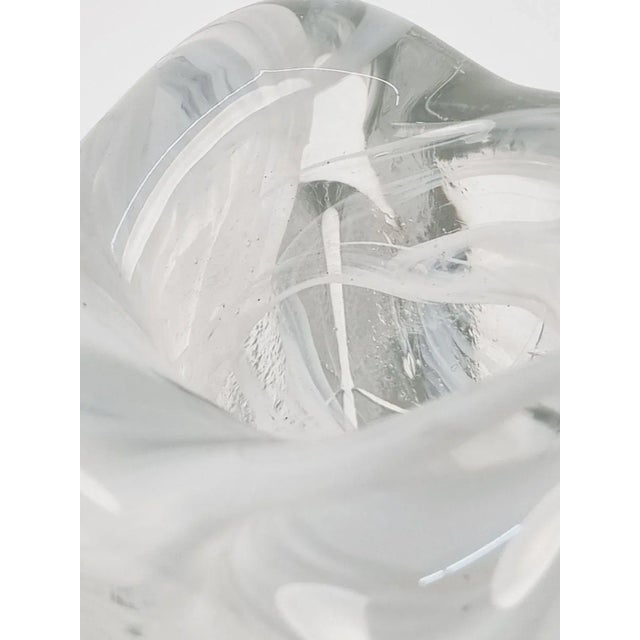 Mid-Century Modern Melting Block of Ice Vase, 1960s For Sale - Image 4 of 8