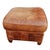 Vintage Zagaroli Chesterfield Hairy Claws Wingback Leather Chair & Ottoman For Sale - Image 9 of 12