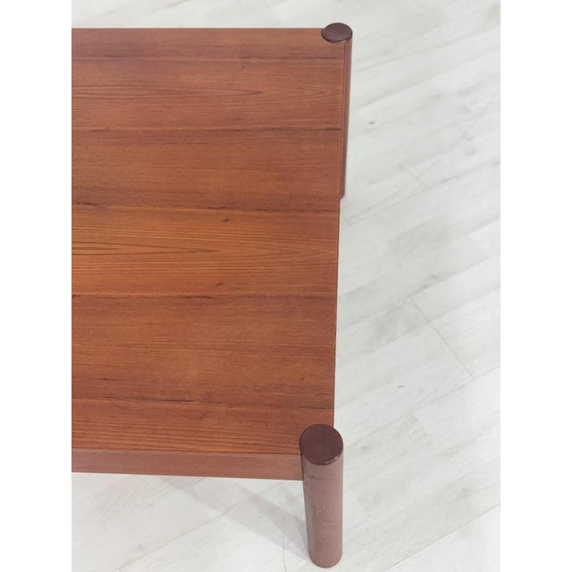 Mid-Century Teak Coffee Table For Sale - Image 4 of 9