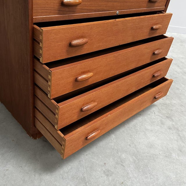Teak Secretaire from Dyrlund, Denmark, 1960s For Sale - Image 10 of 15