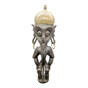 1940s-1950s Dayak Bahau Ancestral/Guardian Statue: Borneo