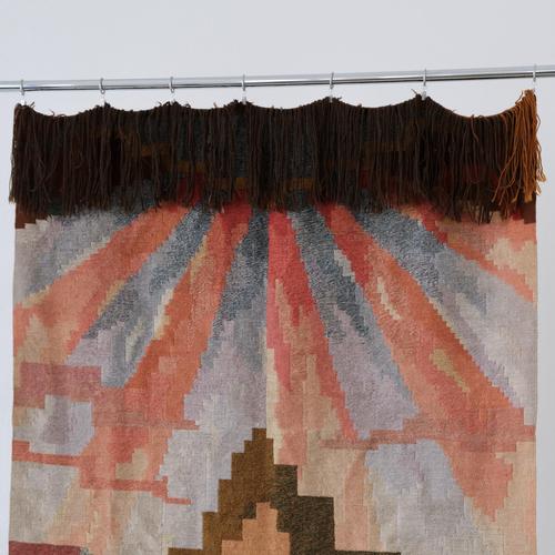 Vintage Swedish Wool Wall Tapestry by Carl Edvin Svensson, 1930s For Sale - Image 3 of 6