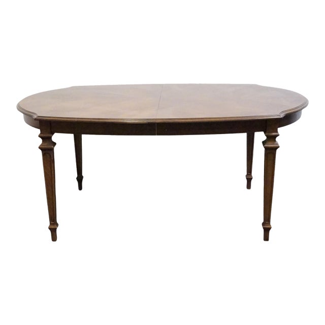 Thomasville Furniture Cellini Collection Italian Provincial 68" Oval Dining Table 7421-752 For Sale