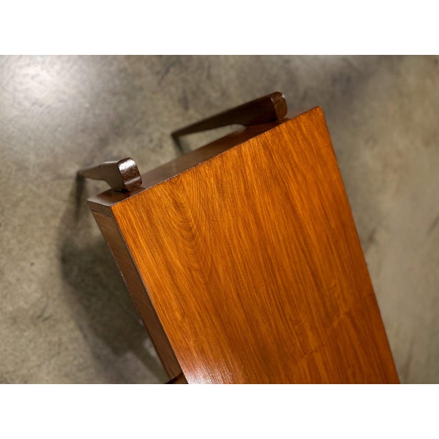 Pair of Brazilian Mid-Century Nightstands in Caviúna Wood, Brazil, 1950s For Sale - Image 15 of 15