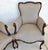 White Pair of Antique French Provincial Louis XV Walnut Bergere Armchairs For Sale - Image 8 of 18