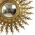 Large Gold Leaf Gilt Wood Sunburst Mirror, 1950s For Sale - Image 11 of 18