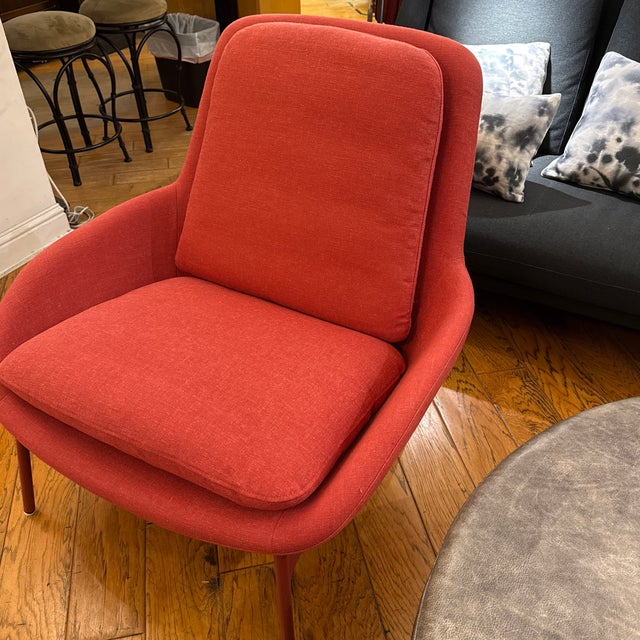 Blu Dot Field Craig Red Lounge Chair For Sale - Image 12 of 12