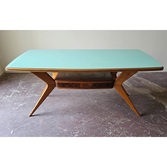 Mid-Century Modern Vintage Italian Dining Table, 1950s For Sale - Image 3 of 7