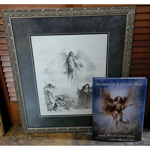 Printer's Proof Lithograph of the Resurrection by Frank Mason Plus Book For Sale - Image 10 of 10