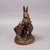 Antique Black Forest Carved Rabbit Figure with Basket, circa 1900 Item e8146 A finely carved wooden figurine from the...