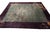 1920s Green Floral Modern Antique Hand Knotted Pile Wool Chinese Art Deco Carpet 7'11" X 9' 4" Rug For Sale - Image 11 of 11