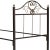 Black Italian Bronzed Wrought Iron Single Bed, 1950s For Sale - Image 8 of 9