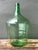 Vintage Green Glass Demijohn Bottle For Sale - Image 4 of 14
