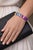 "Bochic ‘Capri’ Vintage Natural Amethyst & Blue Topaz Bangle In 18K Gold & Silve" For Sale - Image 13 of 15