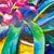 Ruby Bromeliad - Tomoko Parry, C. 1990s For Sale In San Diego - Image 6 of 10